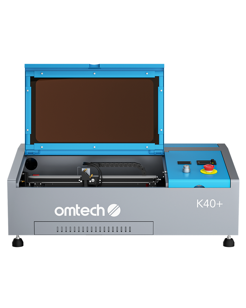 (Updated Version) DF0812-40BN - K40+ - 40W CO2 Desktop Laser Engraver Machine with 8&