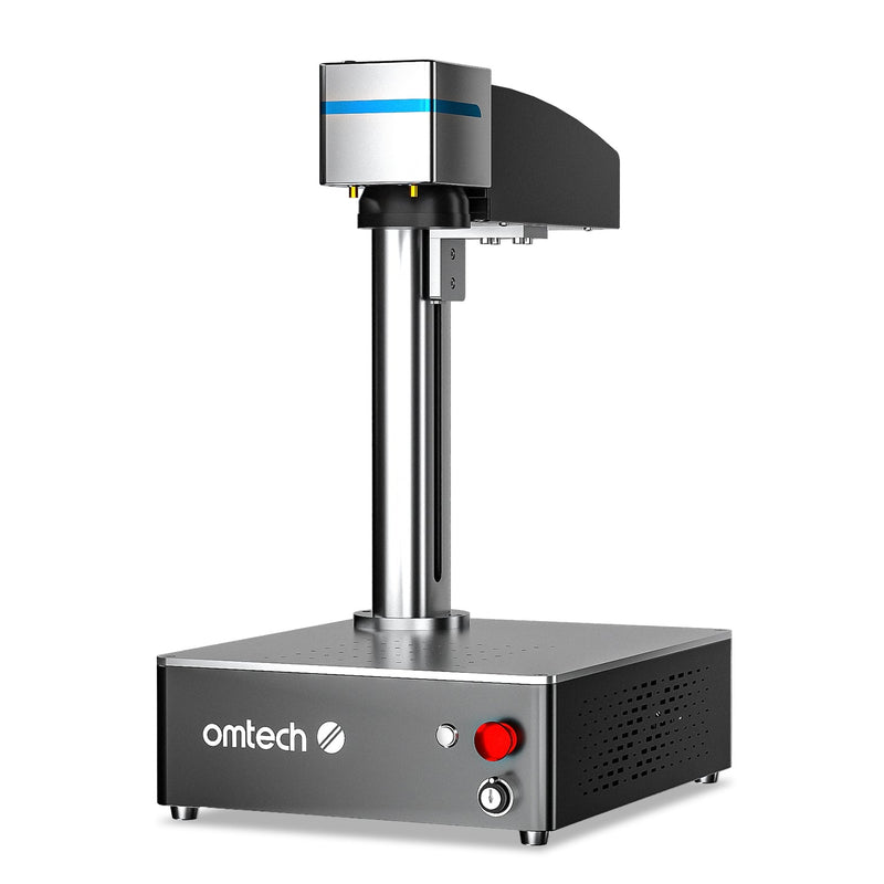 OMTech Galvo 50W Compact and Integrated Fiber Laser Marker for Metal with 5.9" x 5.9" Working Area