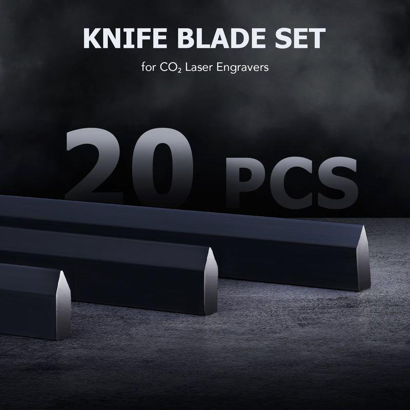 Knife Blades Laser Bed, Aluminum Laser Working Table for 12"x20" CO2 Laser Engravers