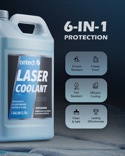 CO2 Antifreeze Laser Coolant Non-Conductive Liquid for Laser Engraver Water Chiller