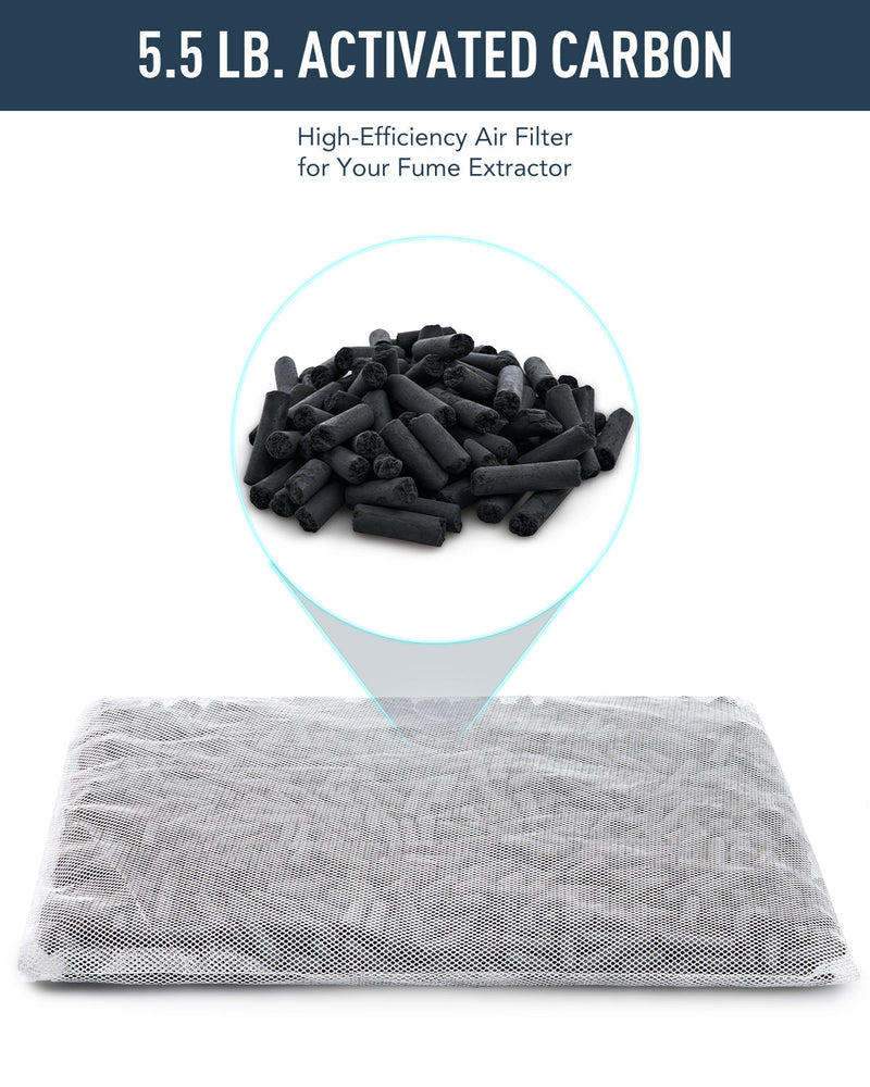 Activated Carbon Filter for CO2 Laser Engraver OMT120 Fume Extractor