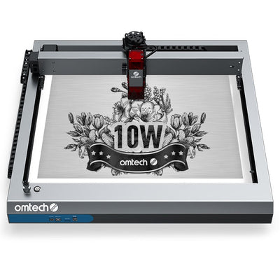 DF0812-40BN - K40+ - 40W CO2 Desktop Laser Engraver Machine with 8” x 12”  Working Area, Compatible with LightBurn, LCD Display, and Red Dot Pointer